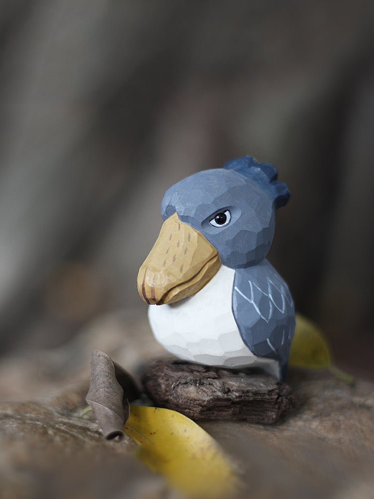 Baby Shoebill Figurine - Wooden Islands