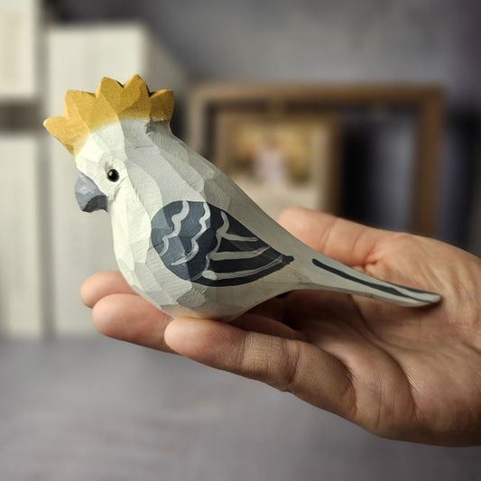 Cockatoo Wooden Figurine - Wooden Islands