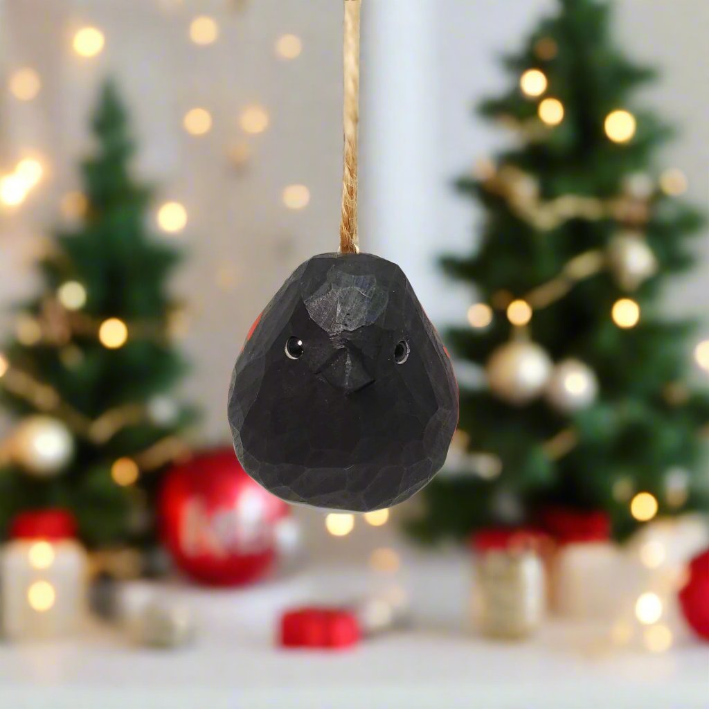 Red-Winged Blackbird Hanging Ornaments - Wooden Islands