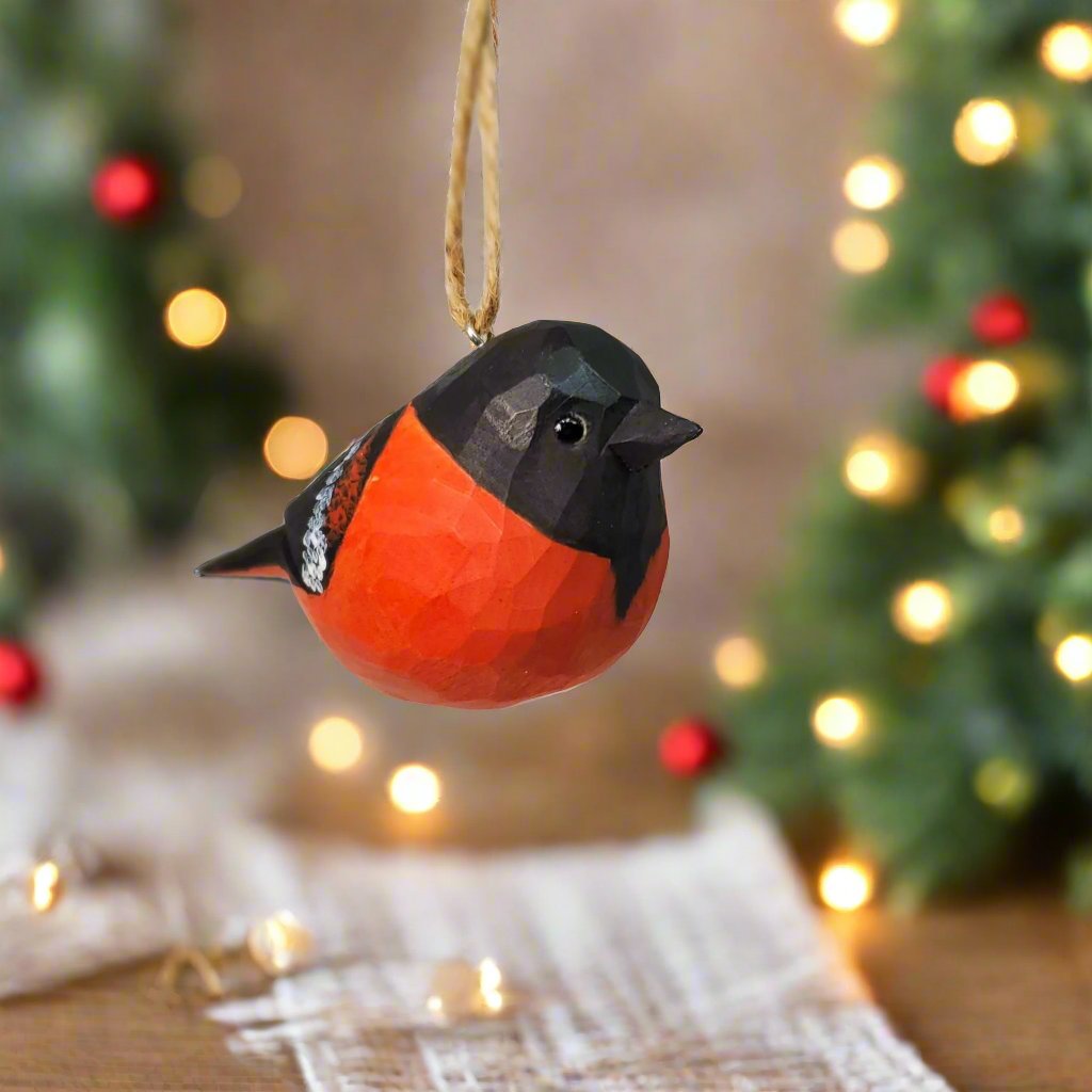 Baltimore Oriole Hanging Bird Ornaments - Wooden Islands