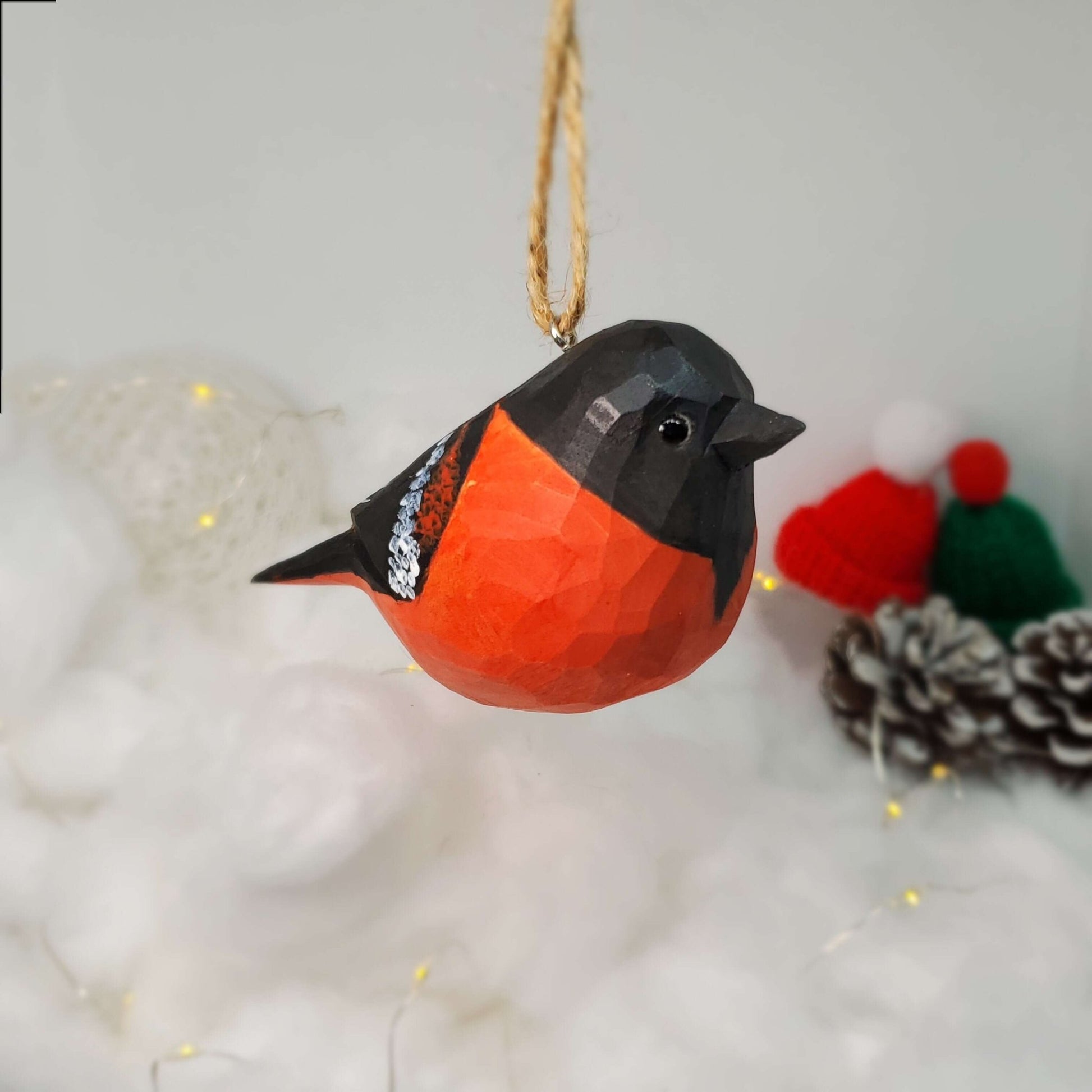 Baltimore Oriole Hanging Bird Ornaments - Wooden Islands
