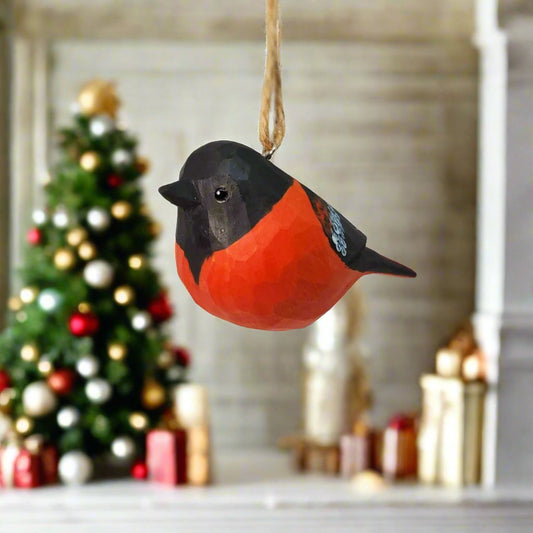 Baltimore Oriole Hanging Bird Ornaments - Wooden Islands