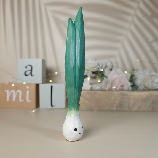 Green Onions Figurine - Wooden Islands