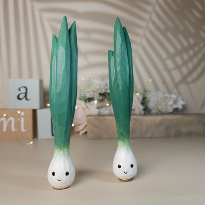 Green Onions Figurine - Wooden Islands