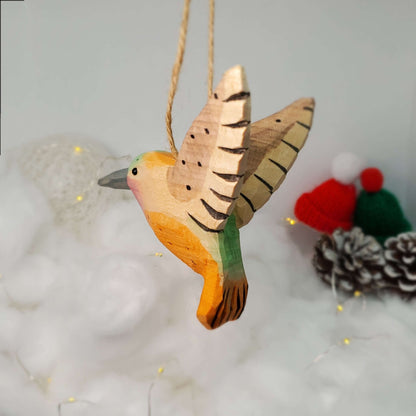 Hummingbird Hanging Ornaments - Wooden Islands