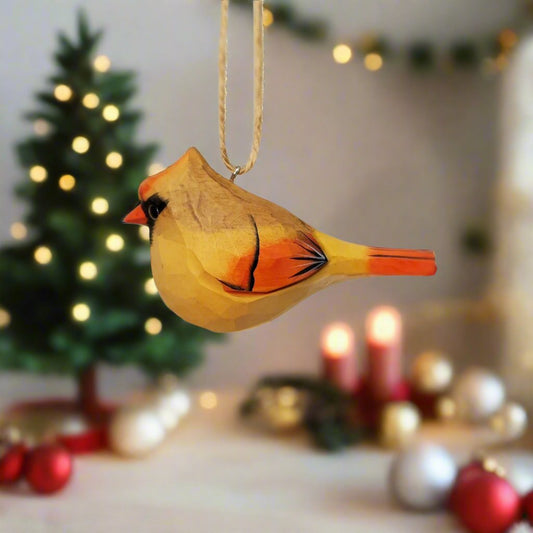 Northern Cardinal Female Ornaments - Wooden Islands