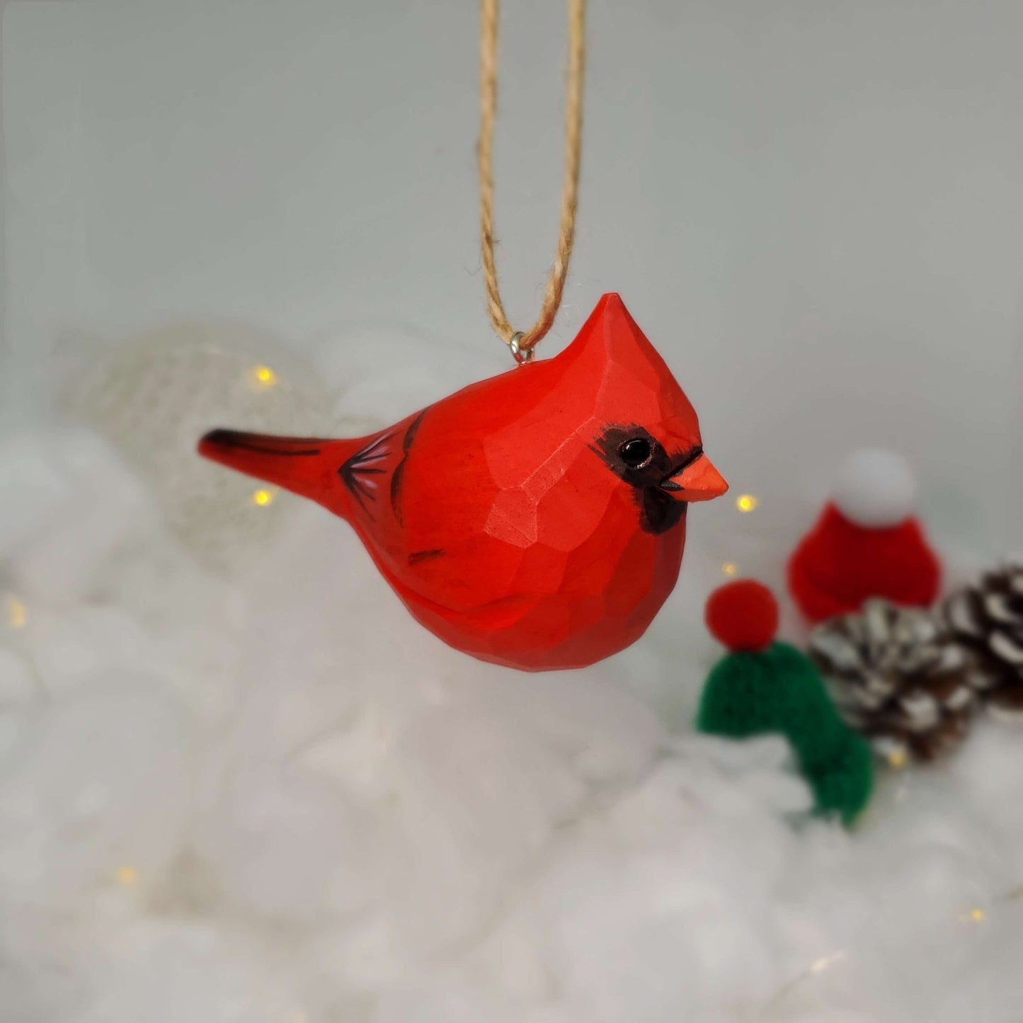 Northern Cardinal Male Ornaments - Wooden Islands