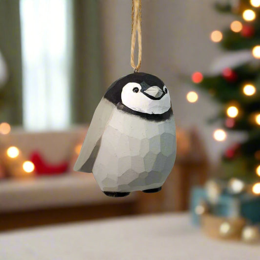 Penguin Hanging Ornaments - Wooden Islands