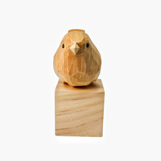 U010 Unfinished Wood bird statues - Wooden Islands