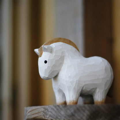 Exquisite Baby Horse Sculpted Hand-Painted Figurine – Perfect for Collectors and Decor