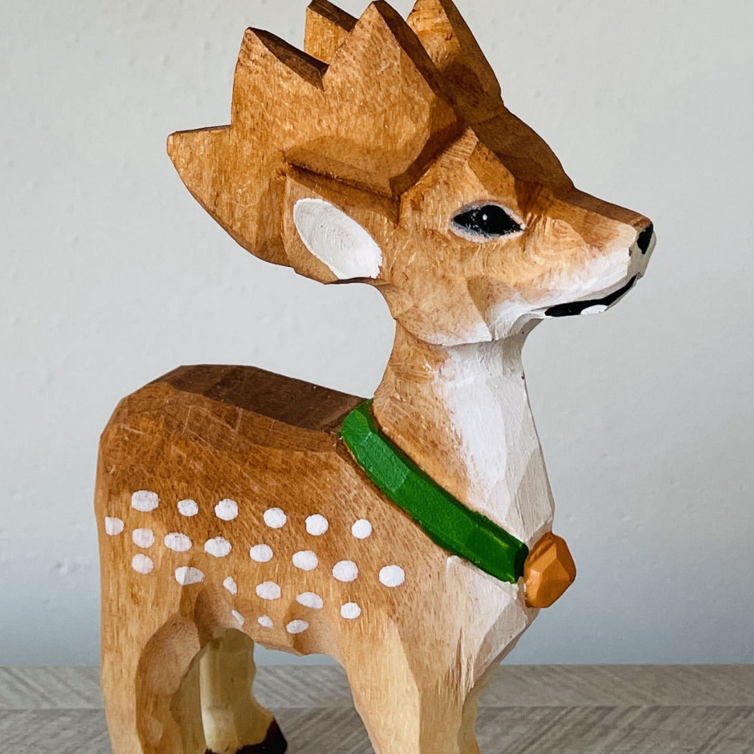 Sika Deer Hand-Painted Figurine