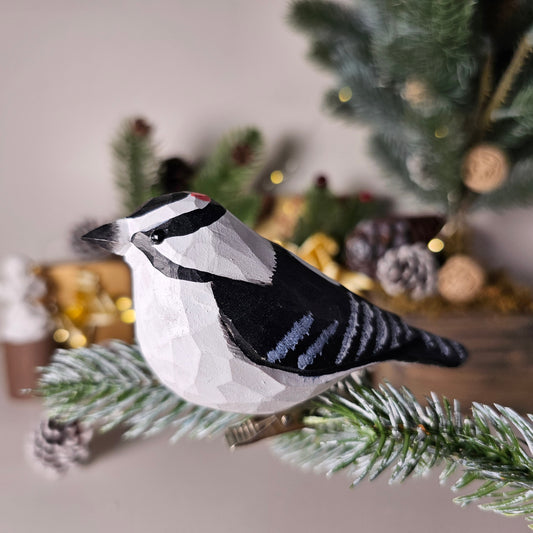 Woodpecker Clip-on Bird Ornament