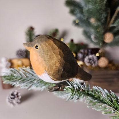 European Robin Clip-on Bird Ornament