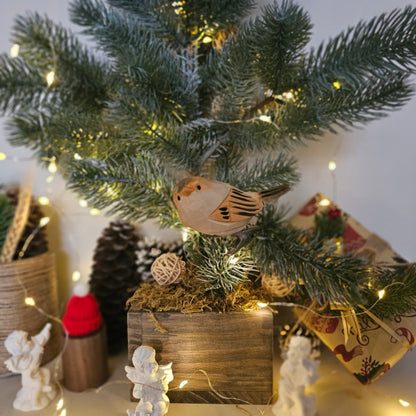 Chubby Clip-on Bird Ornament