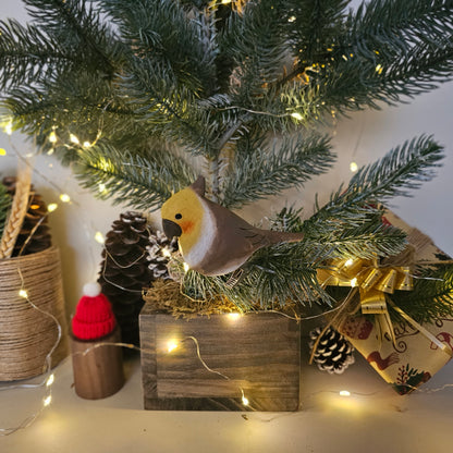 Cockatiel Clip-on Bird Ornament