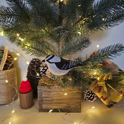 Woodpecker Clip-on Bird Ornament