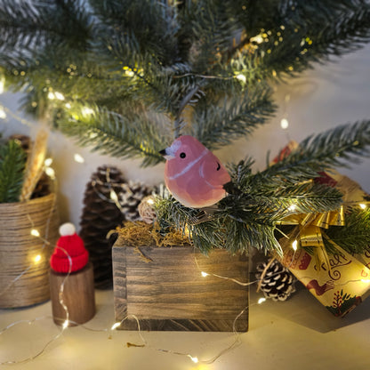 Rosefinch Bird Clip-on Ornament