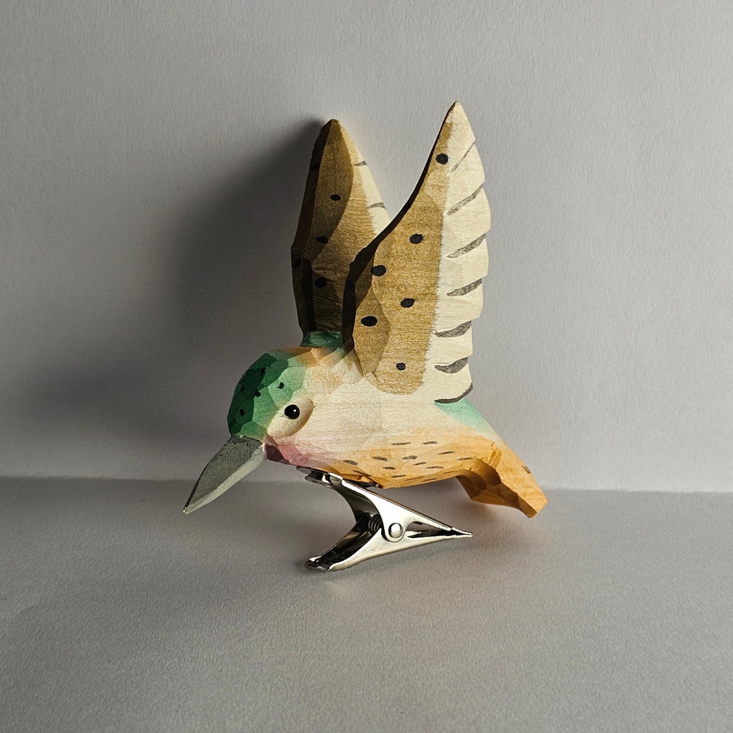 Hummingbird Clip-on Bird Ornament