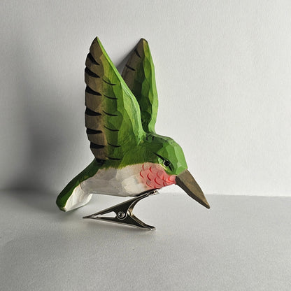 Hummingbird Clip-on Bird Ornament