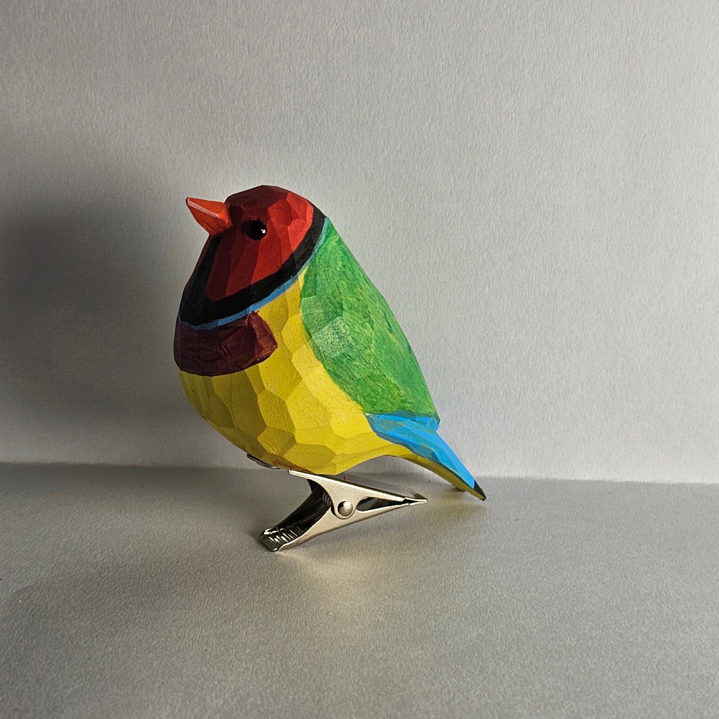 Gouldian finch Clip-on Bird Ornament