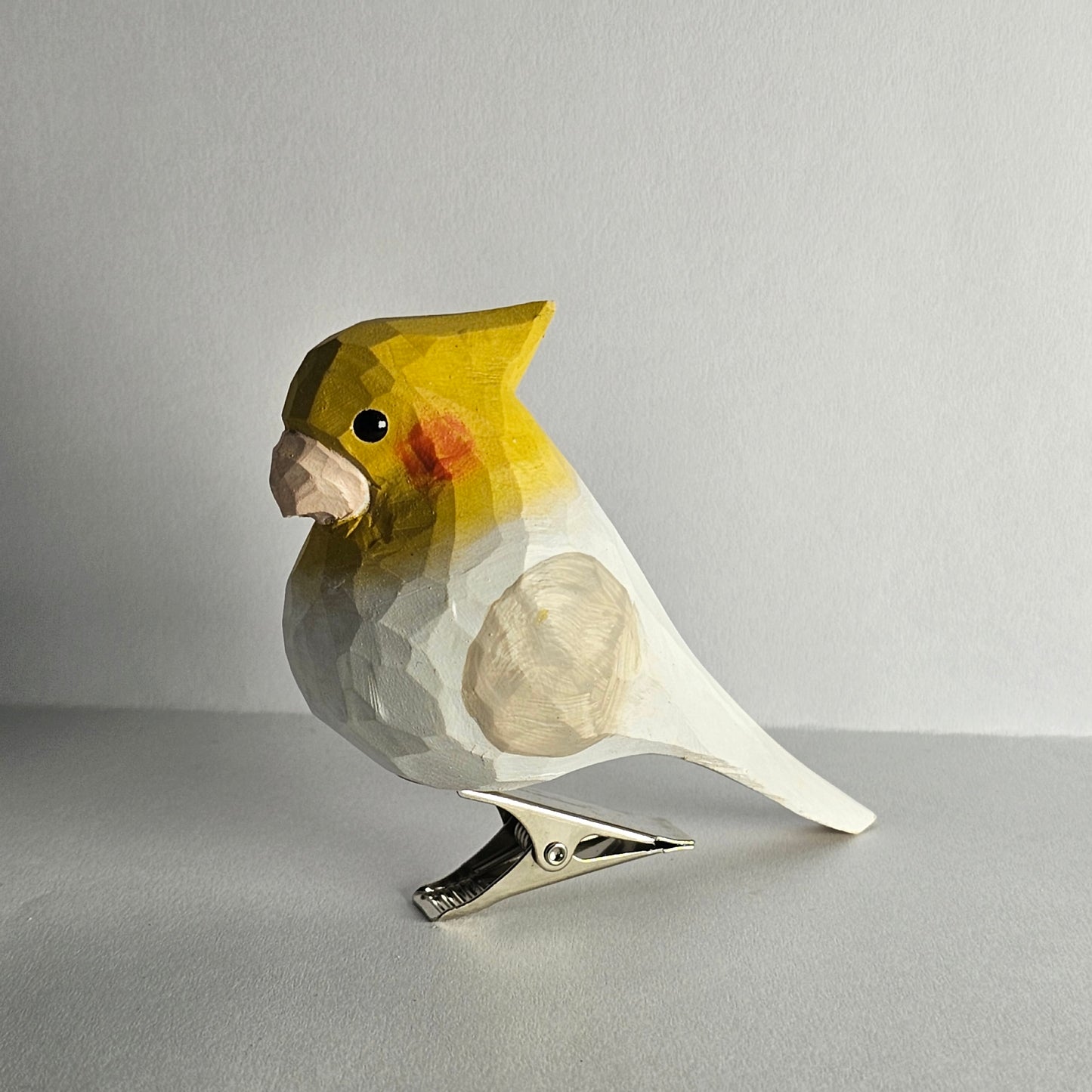 Cockatiel Clip-on Bird Ornament