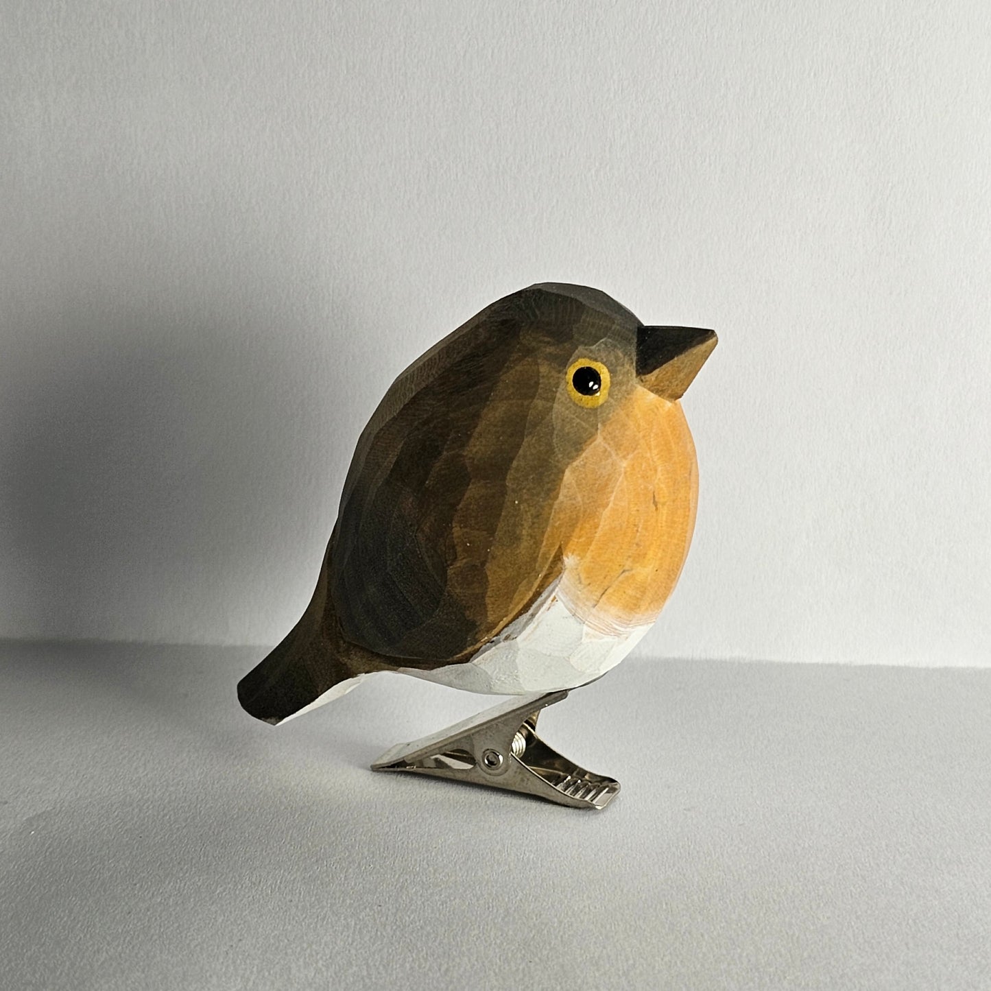 European Robin Clip-on Bird Ornament