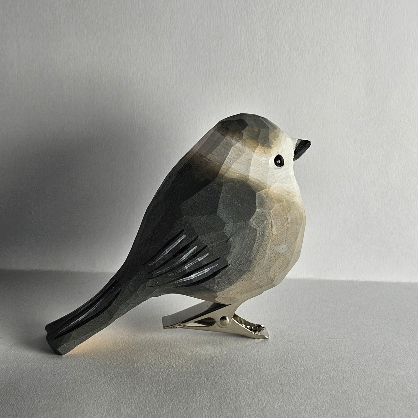 Canada Jay Clip-on Bird Ornament