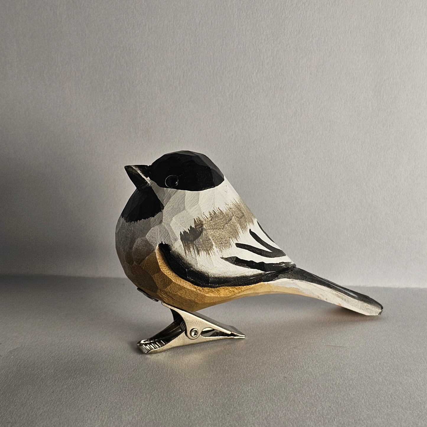 Chickadee Clip-on Bird Ornament