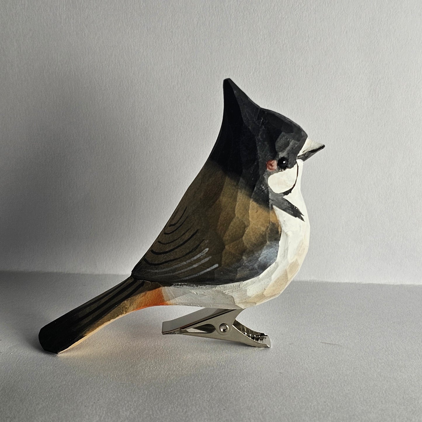 Red-whiskered bulbul Clip-on Bird Ornament