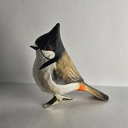 Red-whiskered bulbul Clip-on Bird Ornament