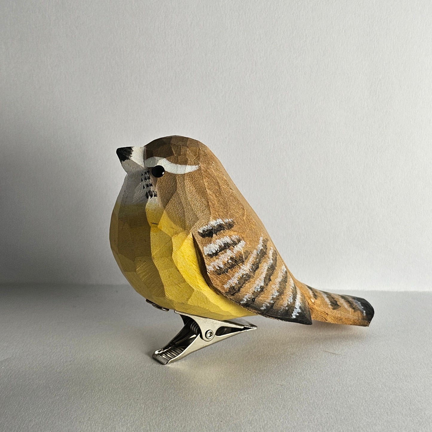 Carolina Wrens Clip-on Bird Ornament