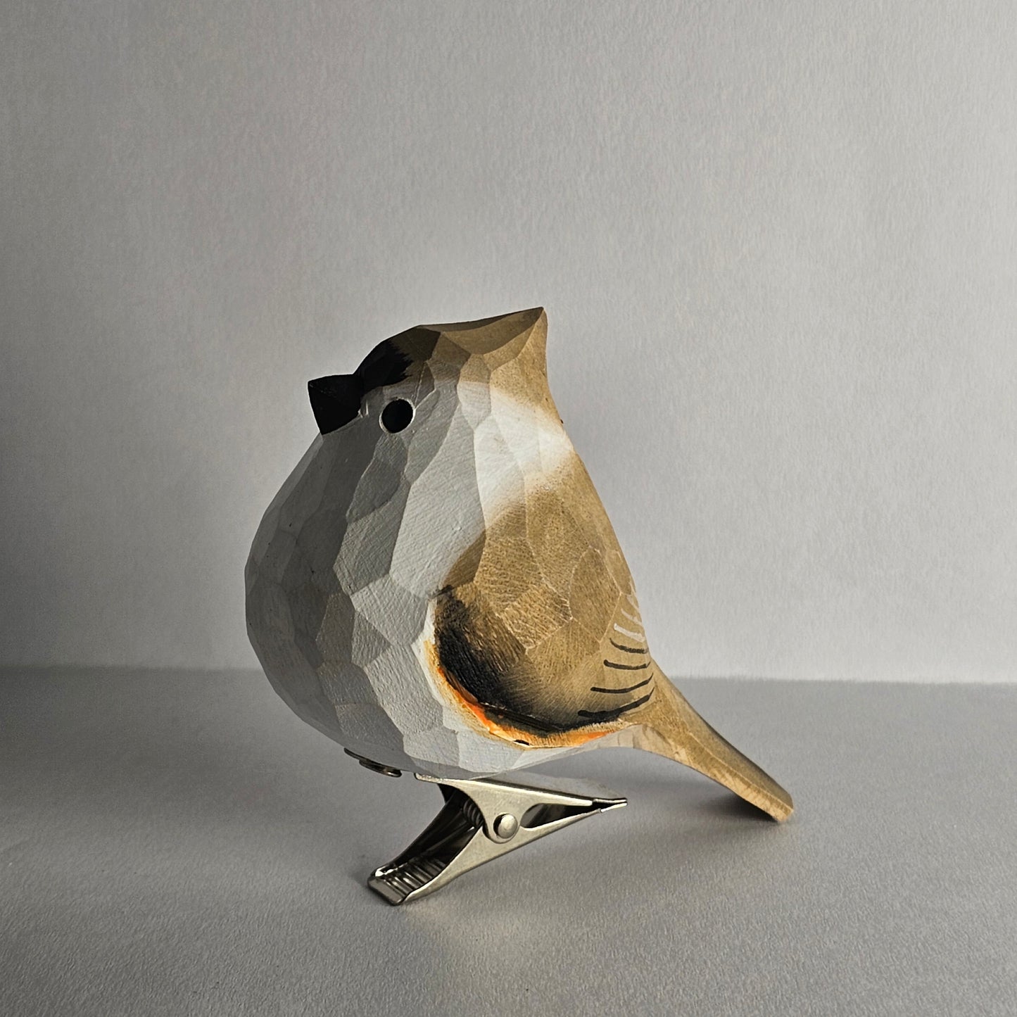 Tufted Titmouse Bird Clip-on Ornament