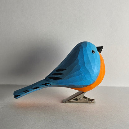 Eastern bluebird Clip-on Bird Ornament