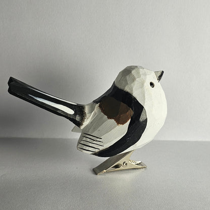 Long-tailedTit Clip-on Bird Ornament