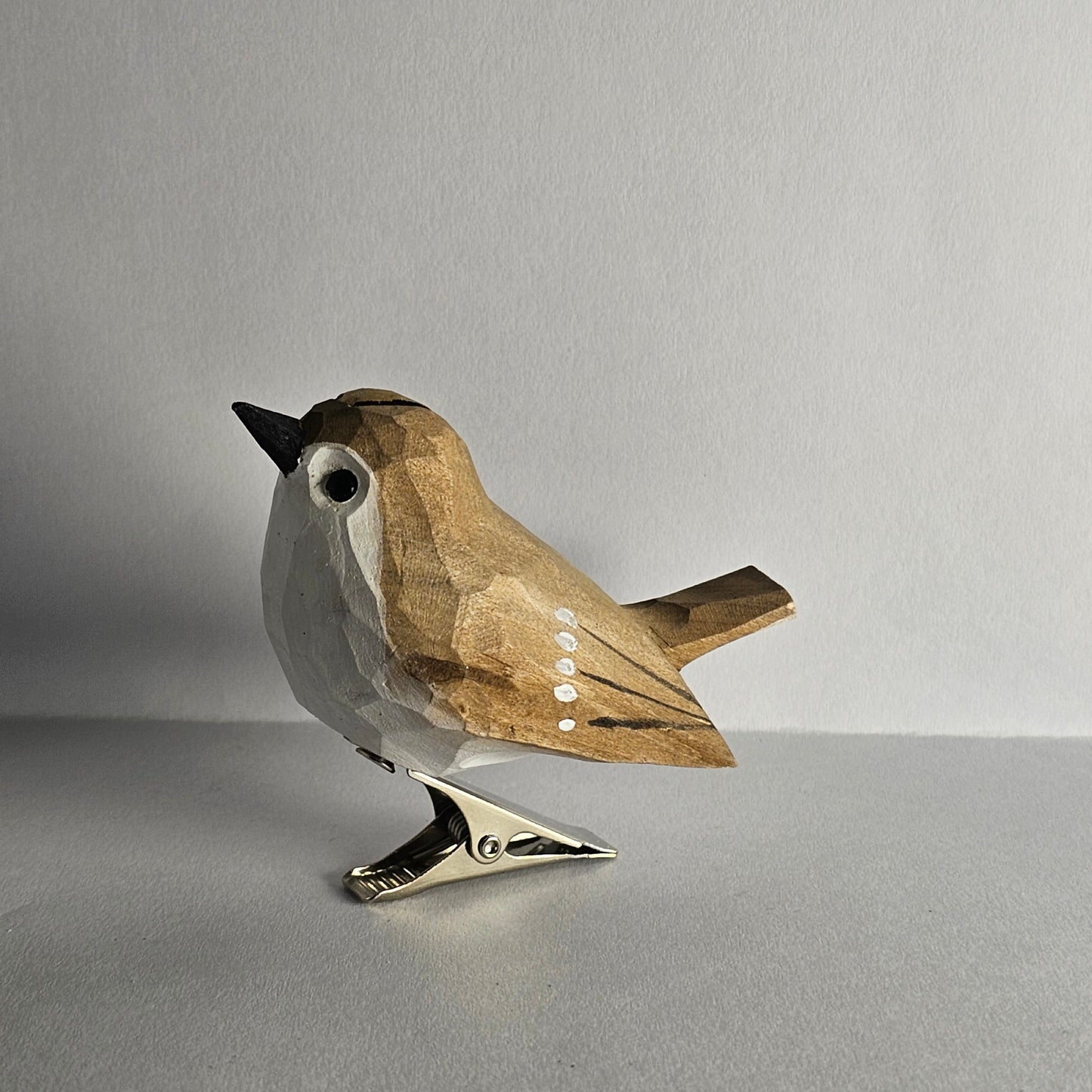 Goldcrest Clip-on Bird Ornament