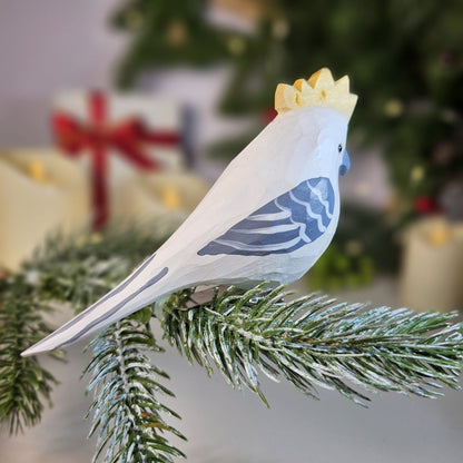 Cockatoo Wooden Clip-on Christmas Tree Ornament