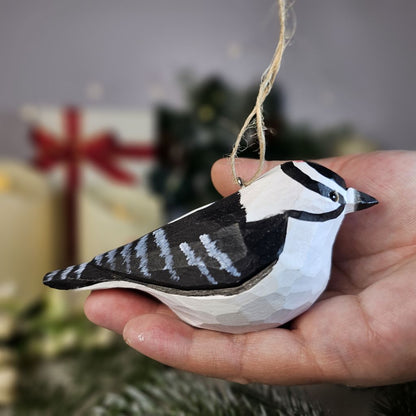 Woodpecker Wooden Hanging Christmas Tree Ornament