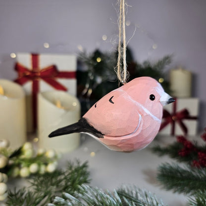 Rosefinch Wooden Hanging Christmas Tree Ornament