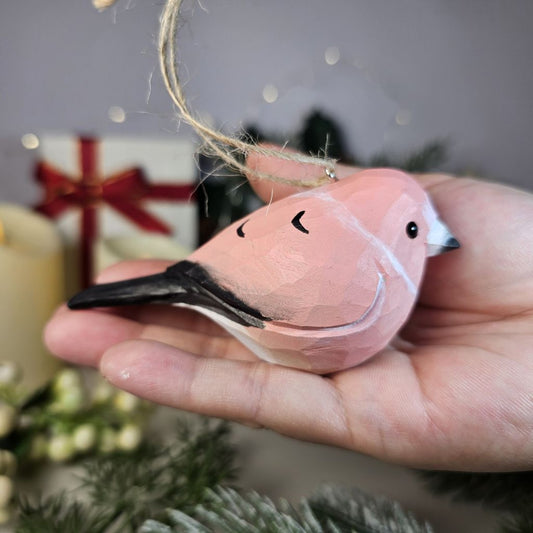 Rosefinch Wooden Hanging Christmas Tree Ornament