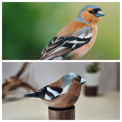 Eurasian Chaffinch Custom Bird Figurine