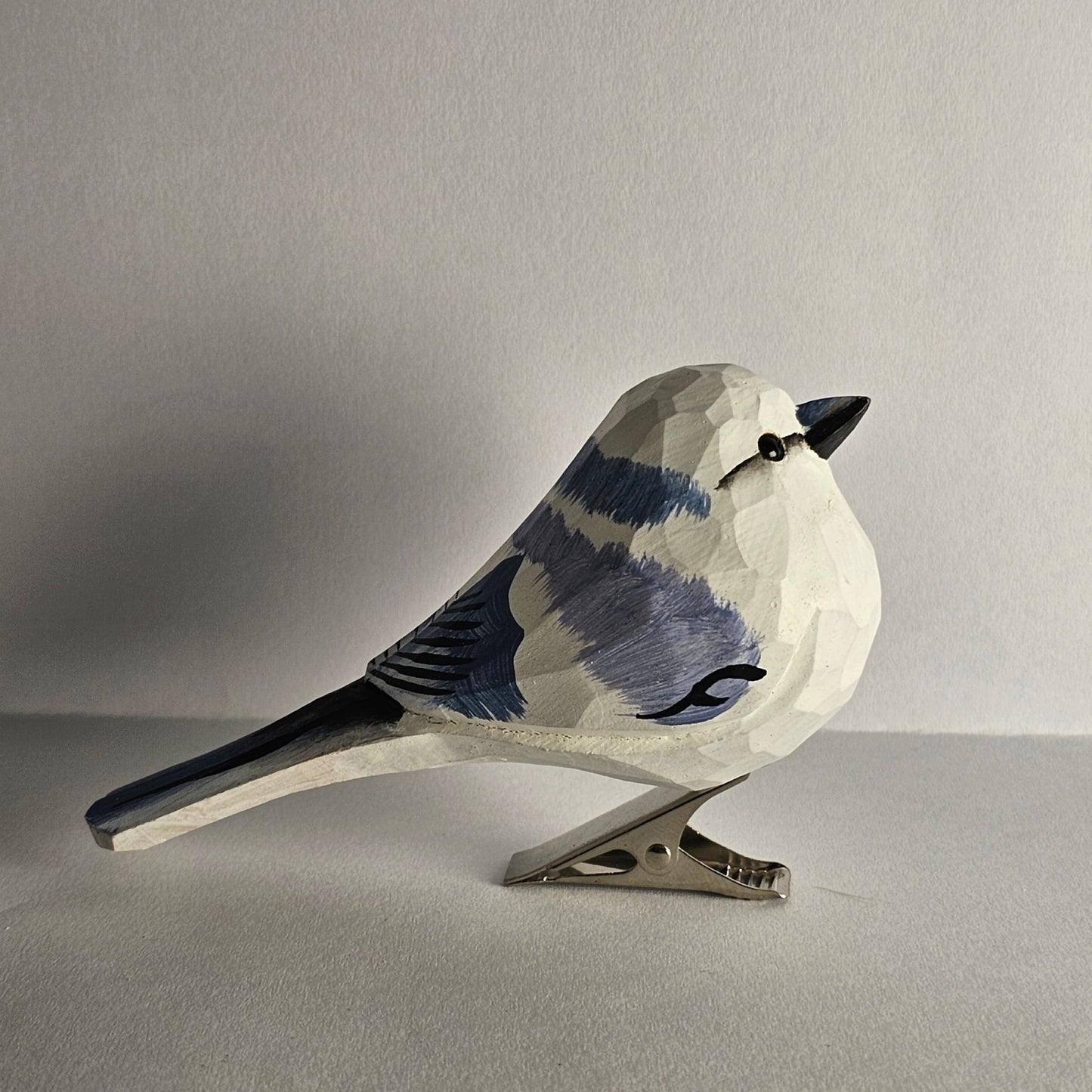 Azure Tit Clip-on Bird Ornament