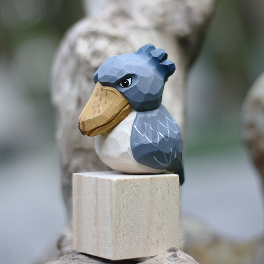 Baby Shoebill Figurine - Wooden Islands