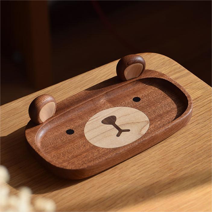 Bear Glasses Storage Tray: Your Adorable Organizer - Wooden Islands