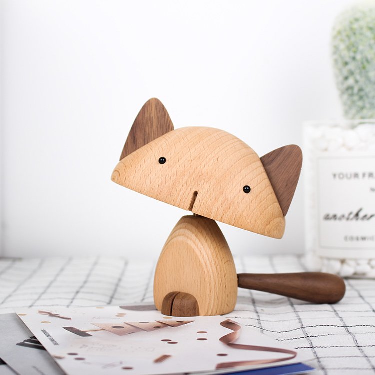 Cat Figurines Handmade Wooden Decorations - Wooden Islands