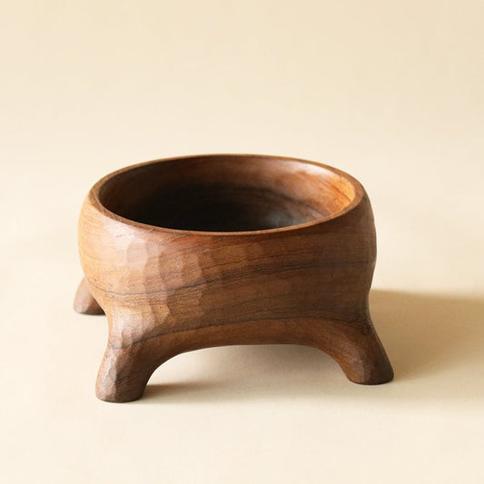 Hand Carved Salad Bowls Design Art Decor - Wooden Islands