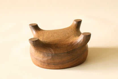 Hand Carved Salad Bowls Design Art Decor - Wooden Islands