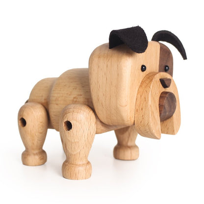 Handmade Puppy Wooden Figurines - Wooden Islands