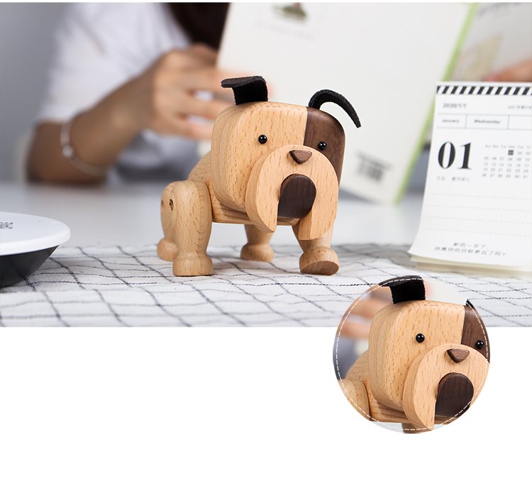 Handmade Puppy Wooden Figurines - Wooden Islands