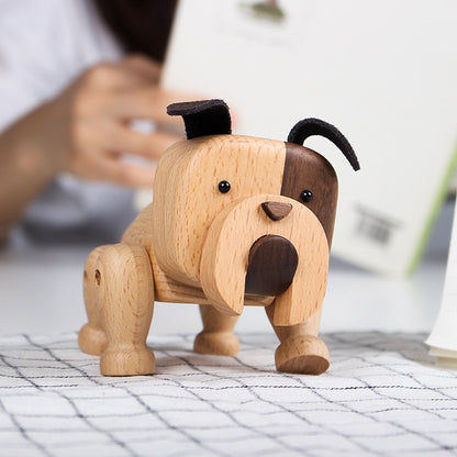 Handmade Puppy Wooden Figurines - Wooden Islands