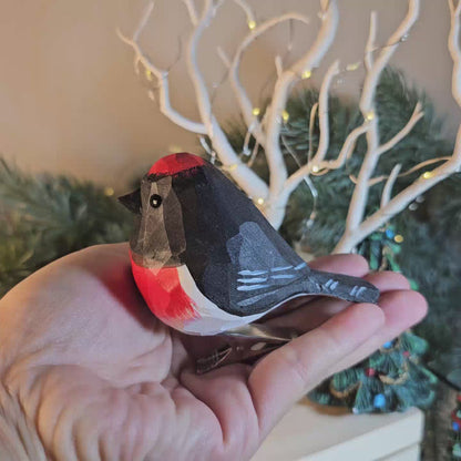 Australasian Robin Clip-on Bird Ornament